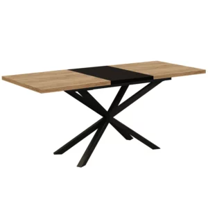 STÓŁ ROZSUWANY DO KUCHNI JADALNI SALONU LOFT PAJĄK 120-170CM DĄB ZŁOTY