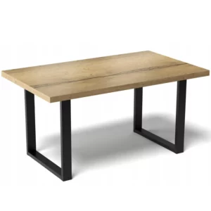 eb5b4de5d2e9d554d858b70b0b419679.webp STÓŁ DO KUCHNI JADALNI SALONU LOFTOWY METALOWE NOGI 135x65CM DĄB HALIFAX